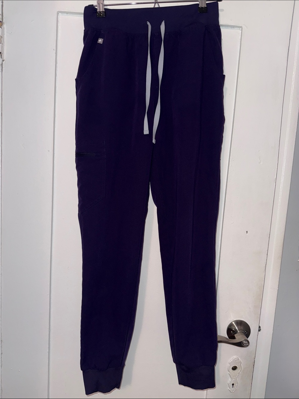 Women's Drawstring Jogger Zamora Figs  in Dark Purple Jam.